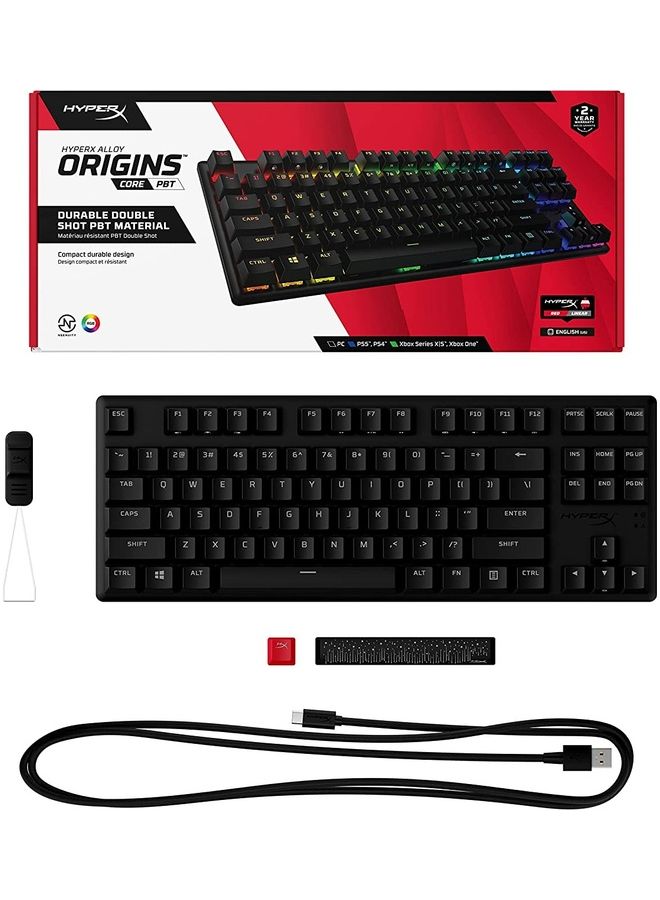 HYPERX - Alloy Origins Core PBT Tenkeyless Mechanical Keyboard - Image 1
