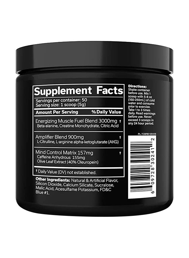 CobraLabs - The Curse PreWorkout Blue Raspberry - 50 Servings - Image 1