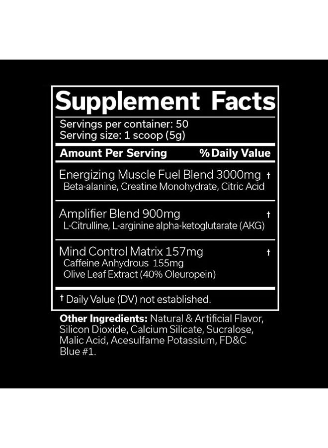 CobraLabs - The Curse PreWorkout Blue Raspberry - 50 Servings - Image 1