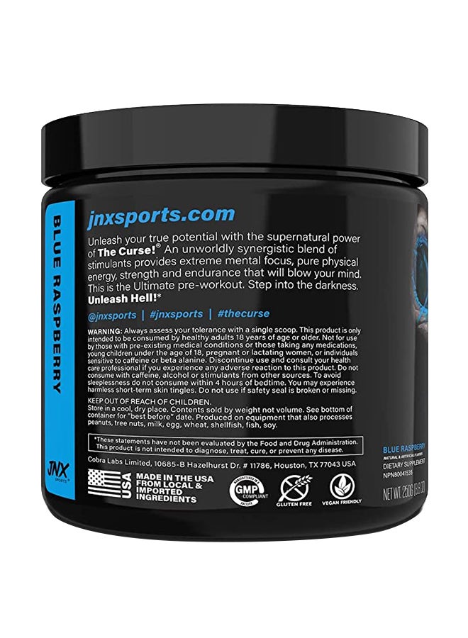 CobraLabs - The Curse PreWorkout Blue Raspberry - 50 Servings - Image 1