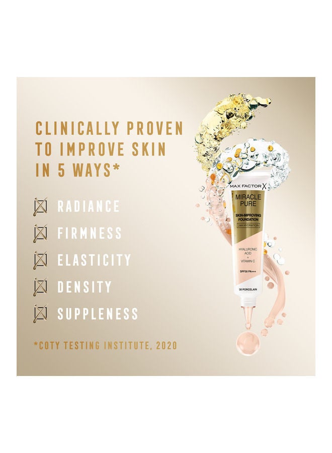 Max Factor - Miracle Pure Skin Improving Foundation 75 Golden - Image 1