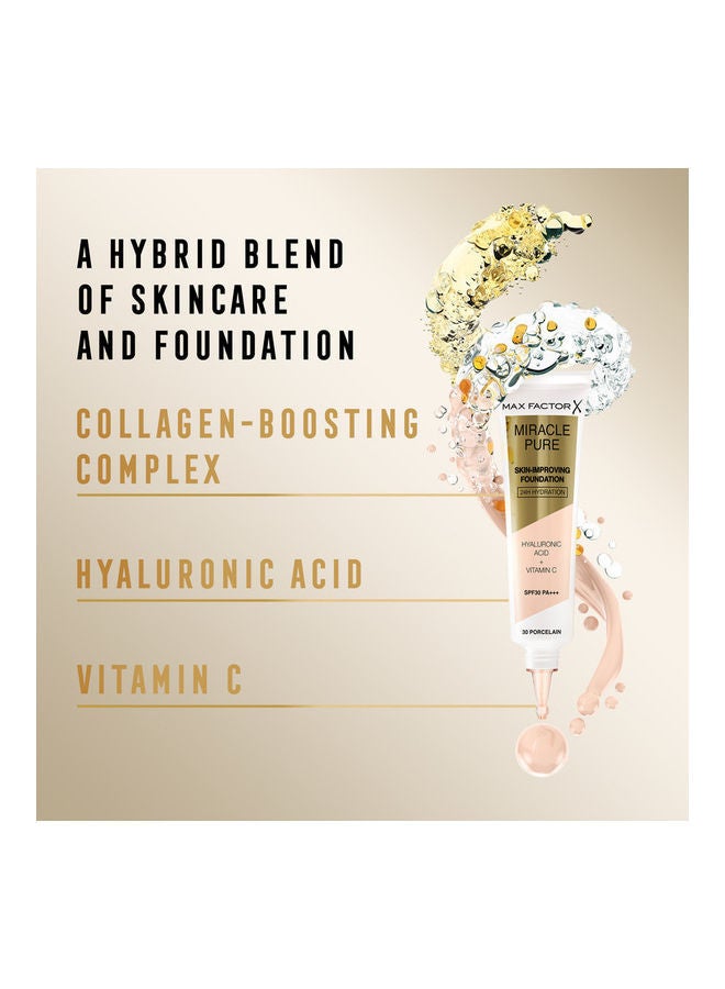 Max Factor - Miracle Pure Skin Improving Foundation 75 Golden - Image 1