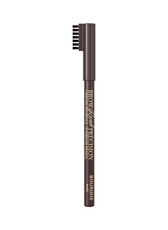 BOURJOIS PARIS - Brow Reveal Précision Eyebrow Pencil 004 Dark Brunette - Image 1