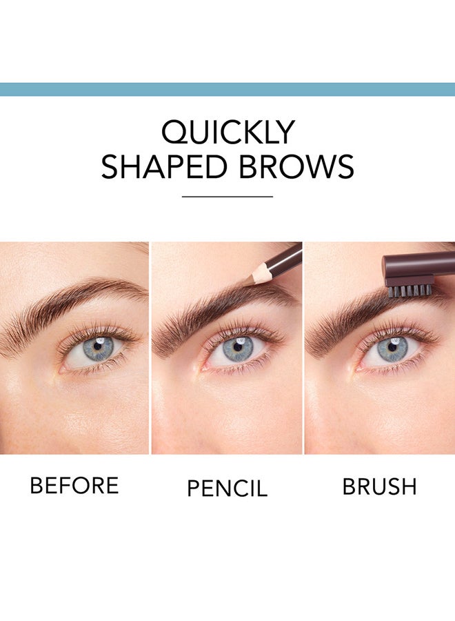 BOURJOIS PARIS - Brow Reveal Précision Eyebrow Pencil 004 Dark Brunette - Image 1