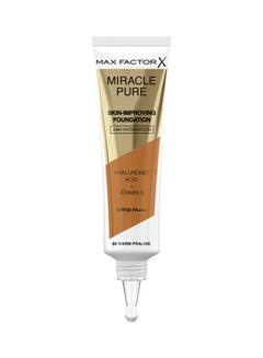 Max Factor Miracle Pure Skin Improving Foundation SPF30, 89 Warm Praline  - Image 1