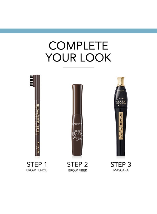 BOURJOIS PARIS - Brow Reveal Précision Eyebrow Pencil 004 Dark Brunette - Image 1