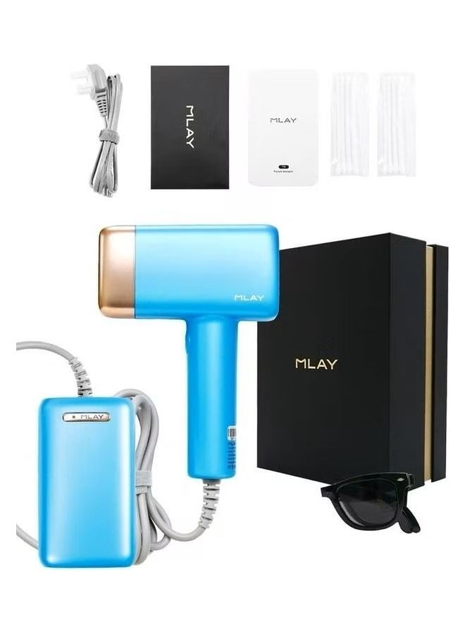 Newest T14 Laser Painless Fast Hair Removal 3℃ Cold Compress 5 Levels 500000 Pulses Sky Blue - v1681804864/N53401512A_9