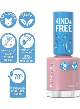 Kind & Free Clean Nail Polish 154 - Milky Bare - view 4
