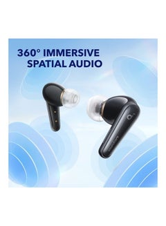 Soundcore Liberty 4 Noise Cancelling Earbuds, True Wireless Earbuds with ACAA 3.0, Dual Dynamic Drivers for Hi-Res Premium Sound, Spatial Audio with Dual Modes, All-New Heart Rate Sensor Black  - Image 3