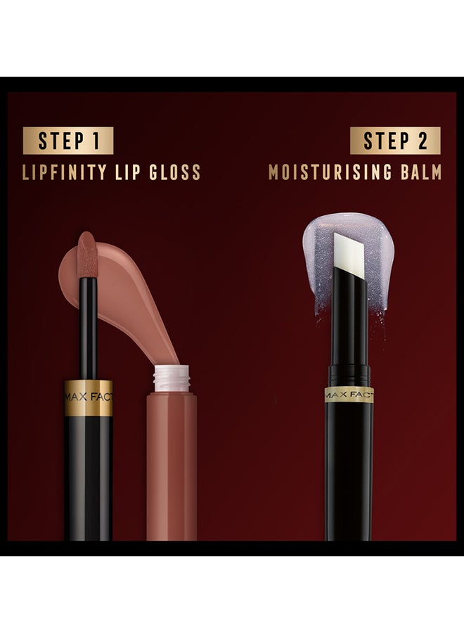 Max Factor - 2-step Long Lasting Lipfinity Lip Colour Lipstick 2.3 ml 190 Indulgent - Image 1