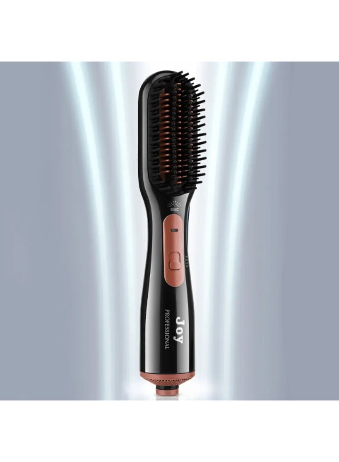 JOY - 3-In-1 Professional Hair Styling Brush Black/Rose Gold - Image 1