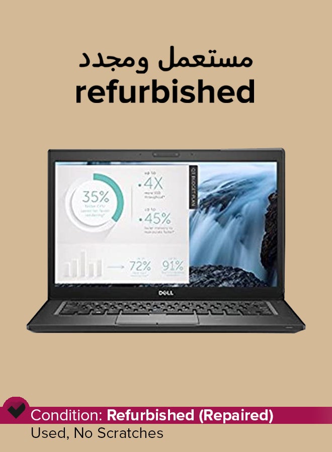 DELL Refurbished - Lattidue E7480 Laptop With 14-Inch Display,Intel Core i7 Processor/6th Gen/8GB RAM/256GB SSD English Black  - Image 1