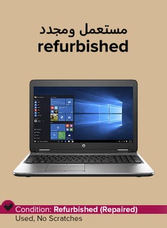 Refurbished - Laptop Probook 650 G2 (2016) With a 15.6-InchDisplay,Intel Core i5 Processor/6th Generation/8GB RAM/256GB SSD English Black