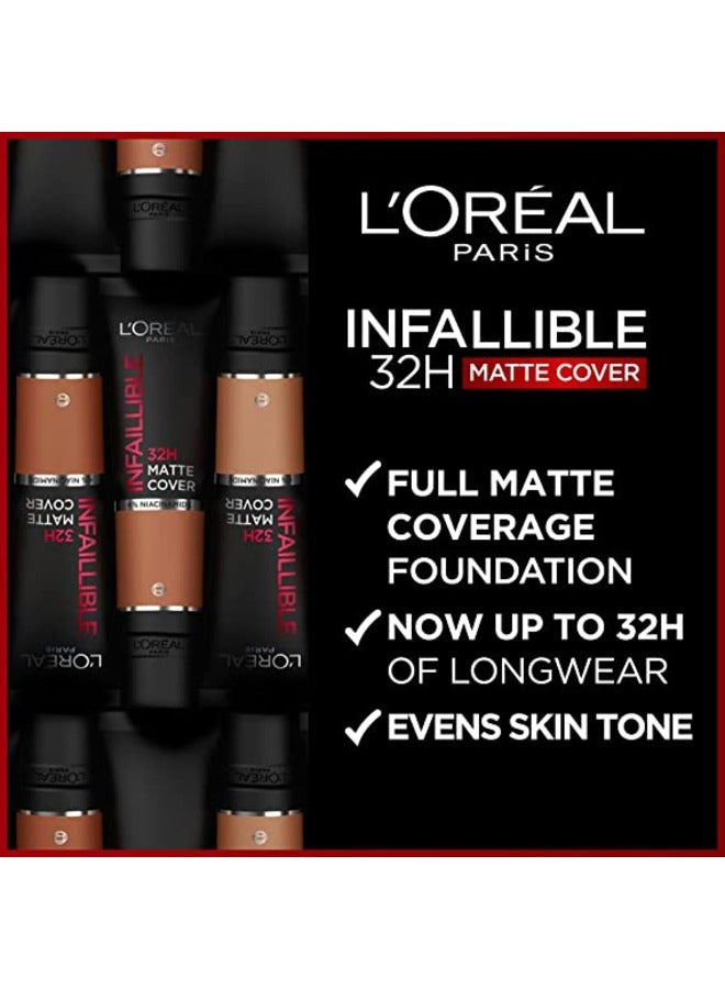 L'OREAL PARIS Infaillible 32H Matte Cover Foundation 110 Cool Undertone  - Image 2