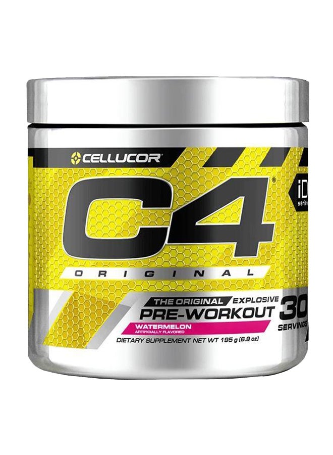 CELLUCOR - C4 Original Explosive Pre-Workout - Watermelon - 30 Servings - 195 grams - Image 1