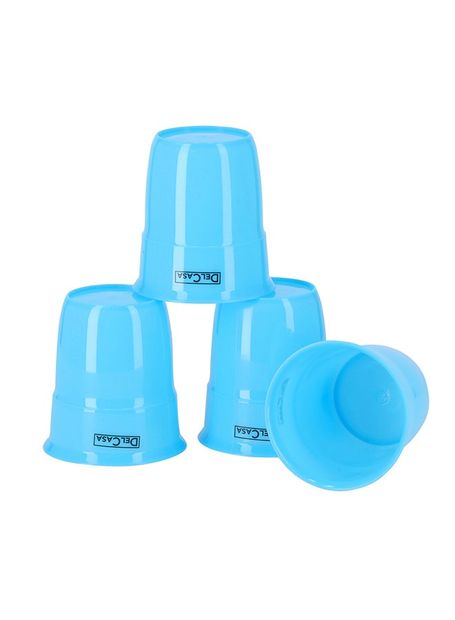 Water Jug with 4 Cups Blue/Clear