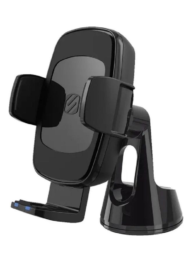 Scosche Wireless Charging Car Window/Dash/Vent Universal Phone Mount UQ3WDV-SP Black - Image 1