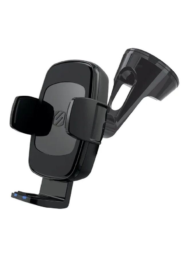 Scosche Wireless Charging Car Window/Dash/Vent Universal Phone Mount UQ3WDV-SP Black - Image 3