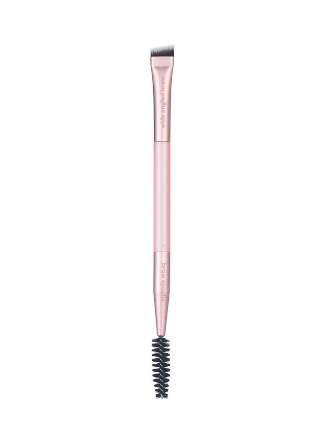 REAL TECHNIQUES Dual-Ended Brow Brush Pink  - Image 3