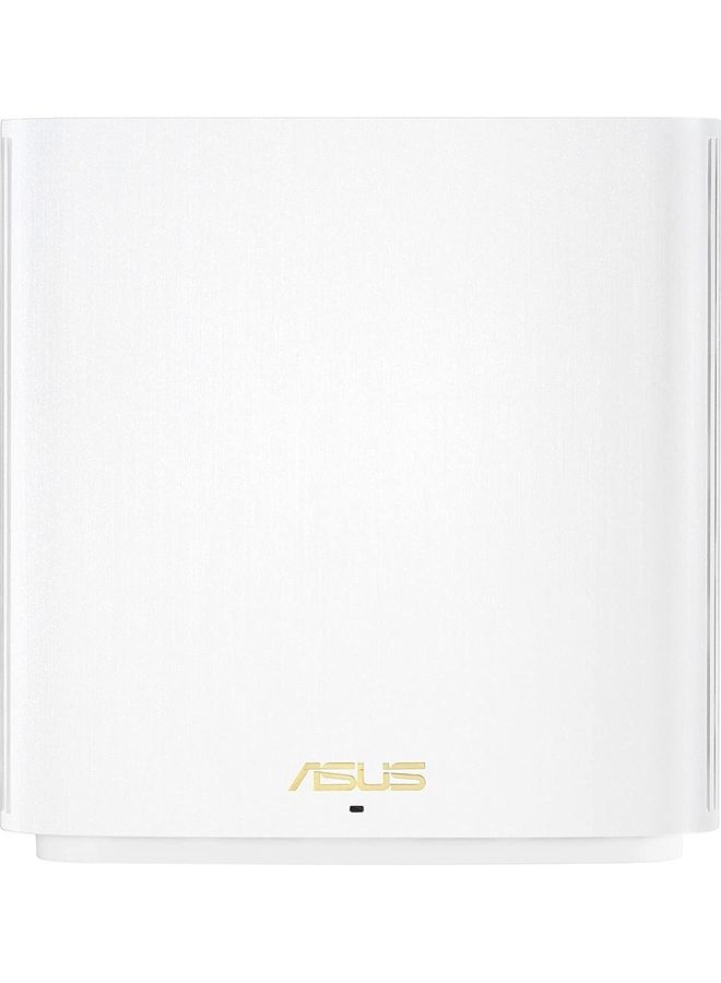ASUS - ZenWiFi XD6 W 1 Pack AX5400 Whole Home Triband Mesh Wi-Fi 6 System, Coverage Up To 2700 Sq. Ft. 3 Bedroom, 5400Mbps, AiMesh, Parental Controls, Easy Setup White - Image 1