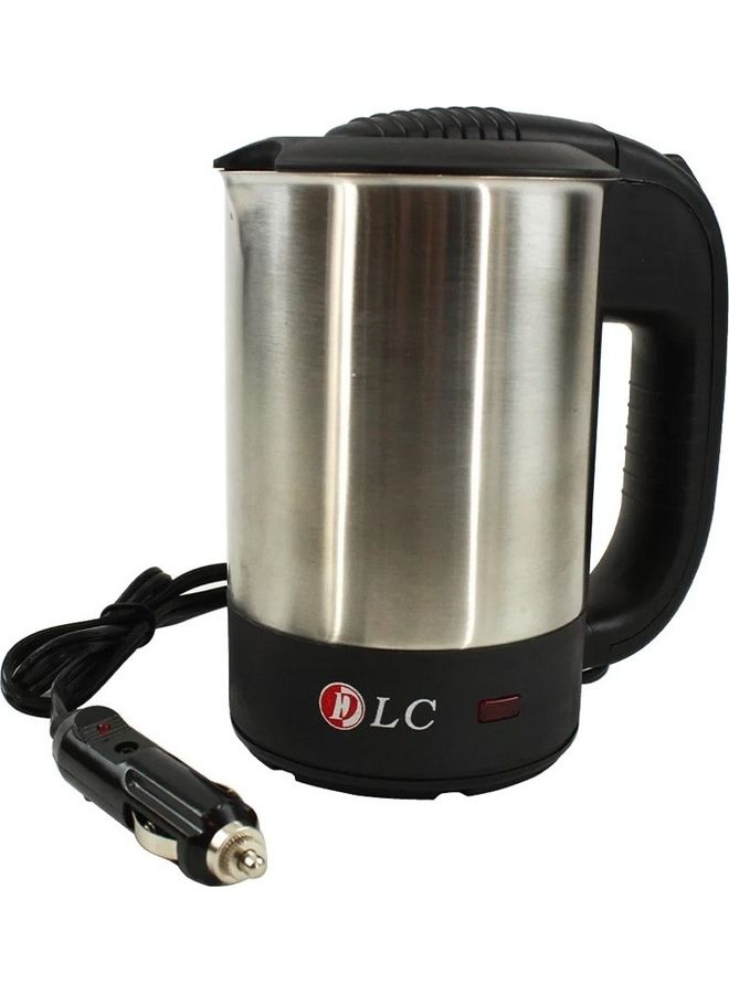 دي إل سي  غلاية كهربائية للسيارة 500مل 150 واط DLC-HT2250, لون فضي واسود 500 ml 150 W 626262073 اسود وفضي - Image 1
