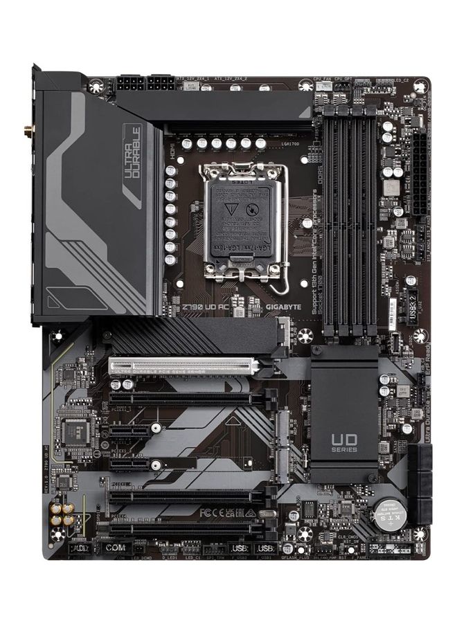 LGA 1700 Intel Z790 ATX DDR5 Triple M.2 PCIe 5.0 USB 3.2 Gen2X2 Type-CIntel Wi-Fi 2.5GbE LANPCIe EZ-Latch Multi-Key Motherboard Black