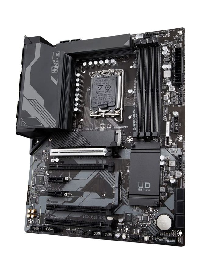 LGA 1700 Intel Z790 ATX DDR5 Triple M.2 PCIe 5.0 USB 3.2 Gen2X2 Type-CIntel Wi-Fi 2.5GbE LANPCIe EZ-Latch Multi-Key Motherboard Black
