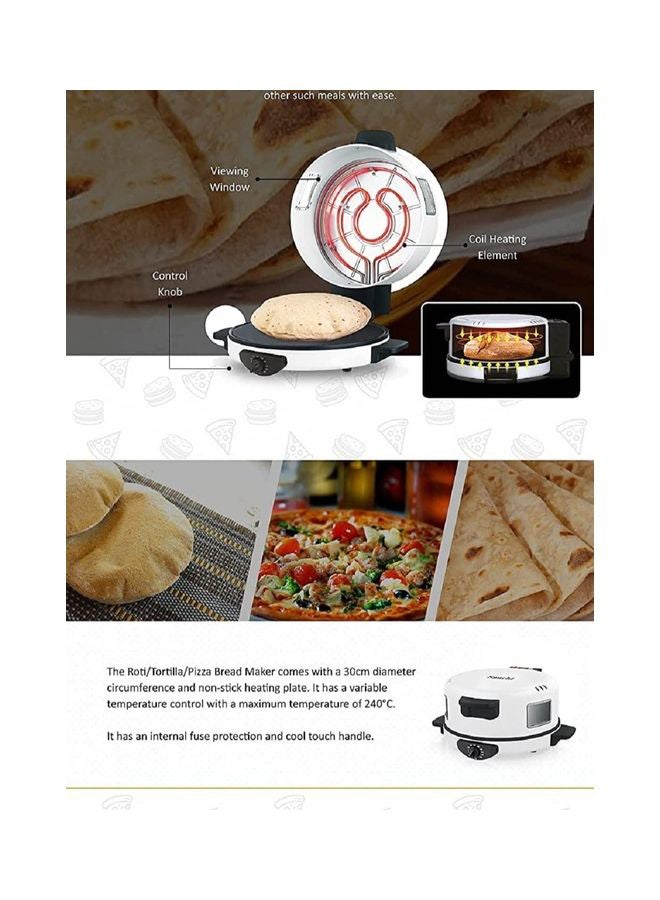 Saachi - Roti Tortilla And Pizza Maker 1800.0 W NL-RM-4980G Multicolour - Image 1