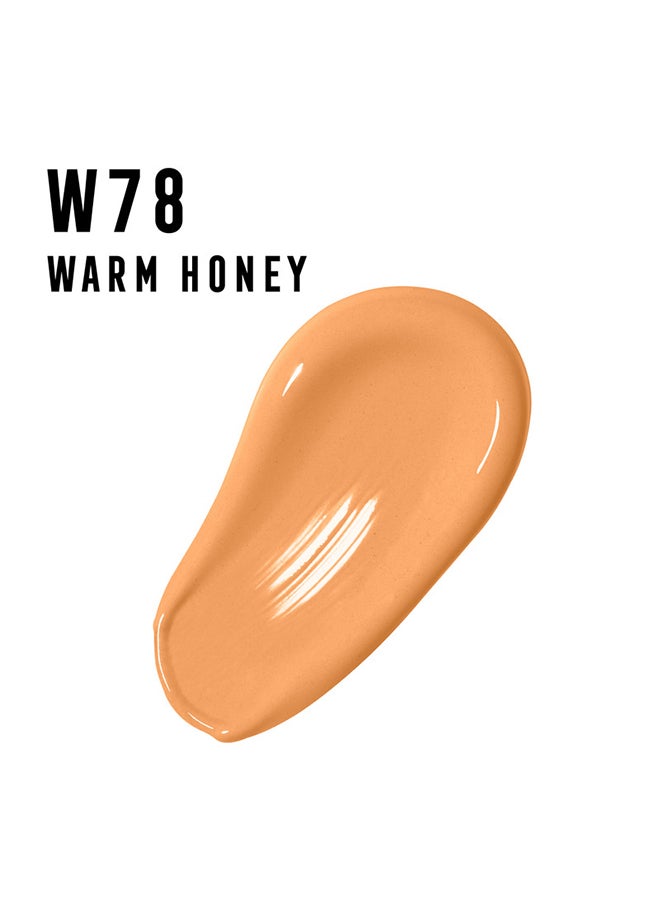 Max Factor - Facefinity All Day Flawless 3 in 1 Foundation – W78 –Warm Honey - Image 1