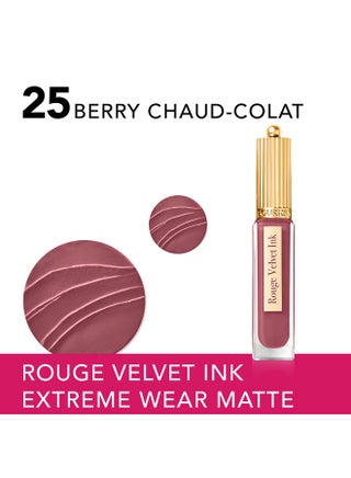 Rouge Velvet Ink Liquid Matte Lipstick – 25 –Berry Chaud-Colat - view 3