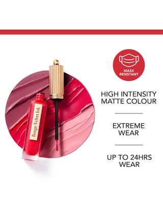 Rouge Velvet Ink Liquid Matte Lipstick – 25 –Berry Chaud-Colat - view 4
