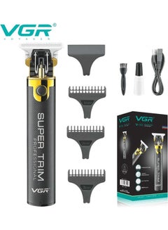 VGR Cordless Professional Hair And Beard Trimmer Black  - Image 1