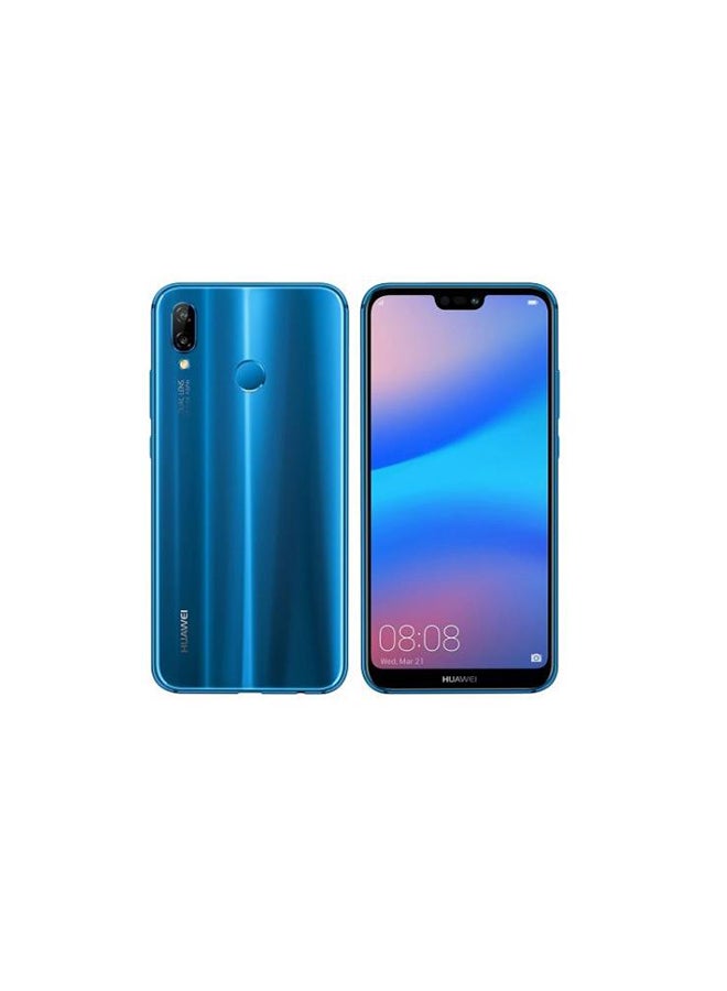 هاتف P20 Lite ثنائي الشريحة بلون أزرق كلاين وذاكرة وصول عشوائي (RAM) سعة 4 جيجابايت وذاكرة تخزين داخلية 128 جيجابايت يدعم تقنية 4G - إصدار عالمي - v1682072622/N53401683A_2