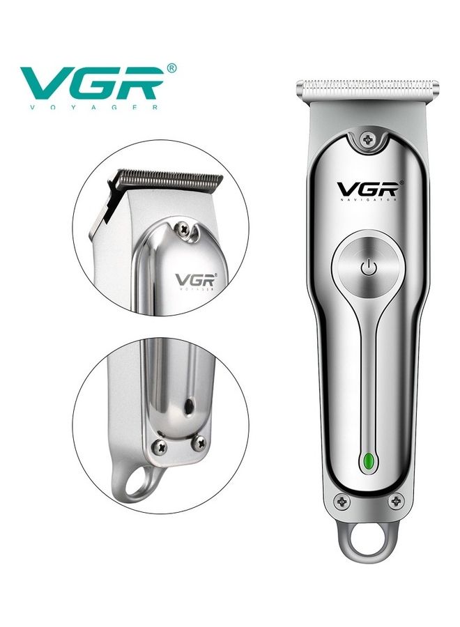 Cordless Professional Hair And Beard Trimmer Silver