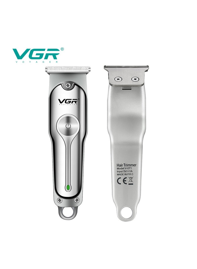 Cordless Professional Hair And Beard Trimmer Silver