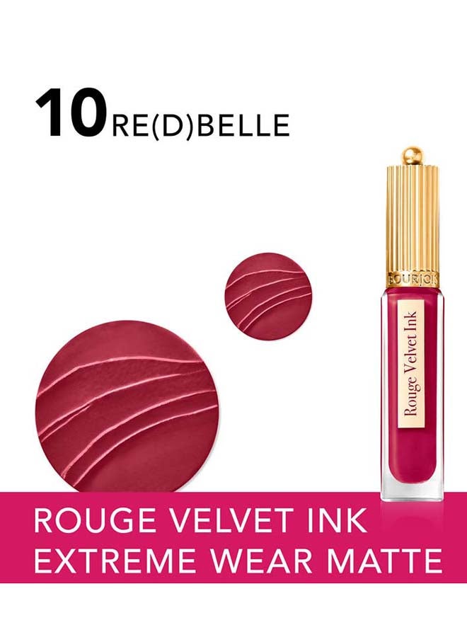 Rouge Velvet Ink Liquid Matte Lipstick – 10 –Re(d)belle - v1682152490/N40012503A_3