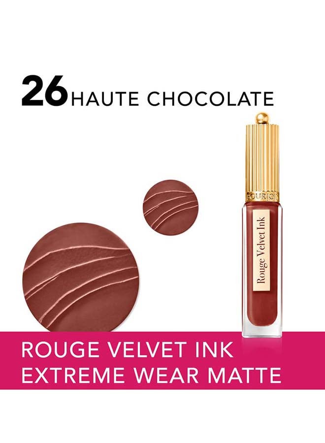 Rouge Velvet Ink Liquid Matte Lipstick – 26 –Haute Chocolate - v1682155051/N45726937A_3