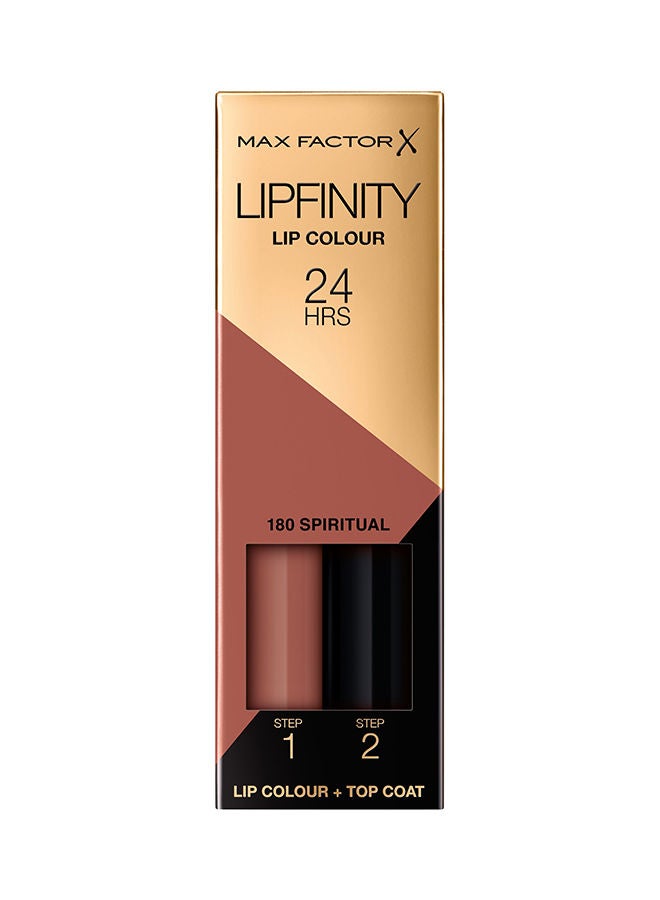 Max Factor - 2-step Long Lasting Lipfinity Lip Colour Lipstick 2.3 ml 180 Spiritual - Image 1