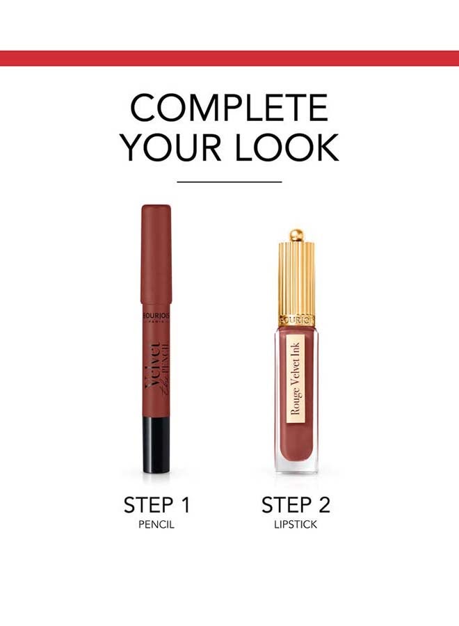 BOURJOIS PARIS - Rouge Velvet Ink Liquid Matte Lipstick – 21 –Taupe'uccino - Image 1