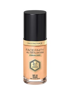 Max Factor Facefinity All Day Flawless 3 in 1 Foundation – W62 –Warm Beige  - Image 2