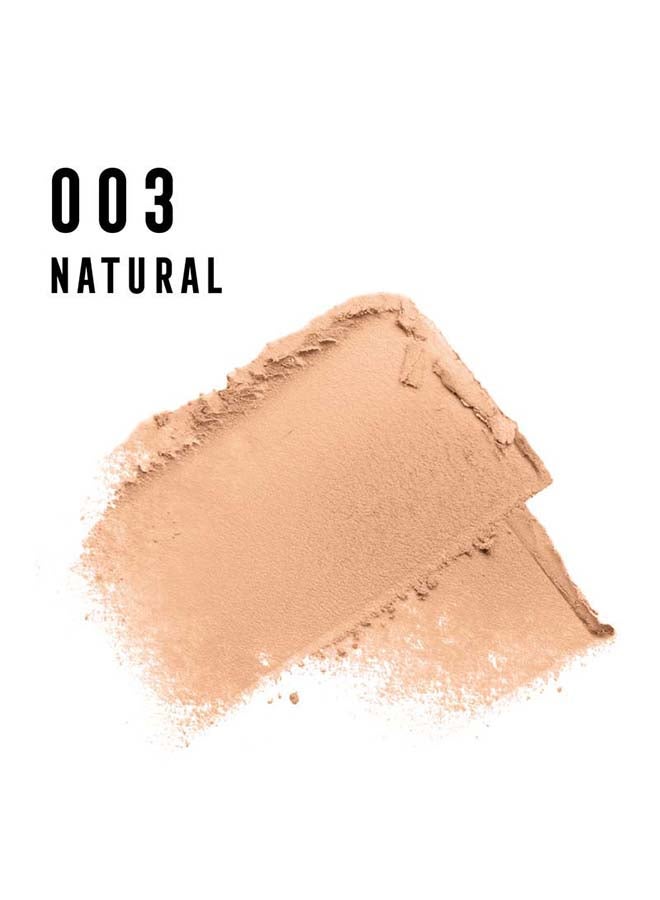 Facefinity Compact Foundation Pressed Powder – 003 –Natural