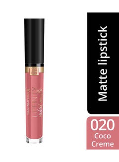 Max Factor Lipfinity Matte Liquid Lip – 020 –Coco Creme  - Image 3