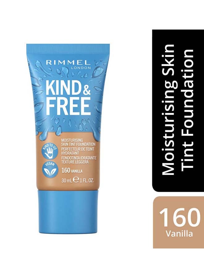 Kind & Free Moisturising Skin Tint Foundation – 160 –Vanilla - v1682323133/N52196007A_2