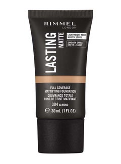 RIMMEL LONDON Lasting Matte Foundation – 304 –Almond  - Image 2