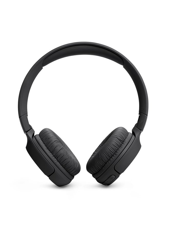 Tune 520Bt Wireless On Ear Headphones Pure Bass Sound 57H Battery Hands Free Call Plus Voice Aware Multi Point Connection Lightweight And Foldable Black - v1682326676/N53401777A_2