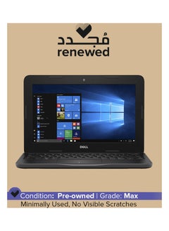 Renewed - Latitude 3180 With 11.6 Inch HD Display,Intel Pentium N4200 Processor/4GB RAM/64GB SSD/Intel HD Graphics English Black