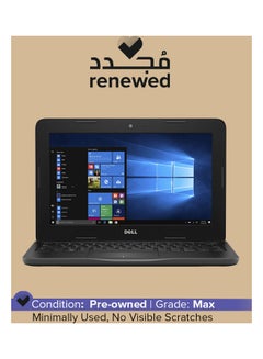 Renewed - Latitude 3180 With 11.6 Inch HD Display,Intel Pentium N4200 Processor/4GB RAM/128GB SSD/Intel HD Graphics English Black