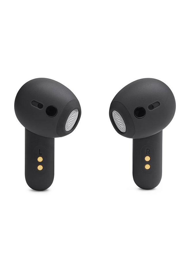 JBL - Live Flex True Wireless Noise Cancelling Earbuds Hi-Fi With Personi-Fi 2.0 40H Battery 6 Mics Touch Voice Control  Ip54 Water Resistant Black - Image 1