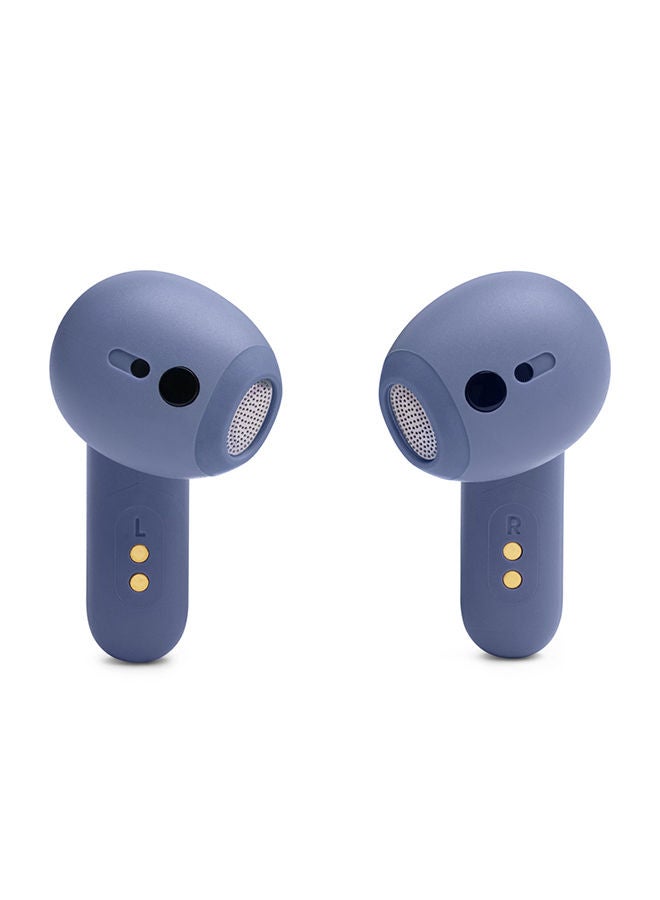 JBL - Live Flex True Wireless Noise Cancelling Earbuds Hi-Fi With Personi-Fi 2.0  40H Battery 6 Mics Touch Voice Control Ip54 Water Resistant Blue - Image 1