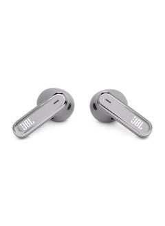 JBL Live Flex True Wireless Noise Cancelling Earbuds Hi-Fi With Personi-Fi 2.0 40H Battery 6 Mics Touch Voice Control Ip54 Water Resistant Silver  - Image 3